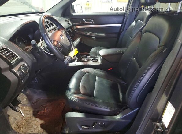1FM5K7DH4HGA46020 2017 FORD EXPLORER Серый Вид салона спереди