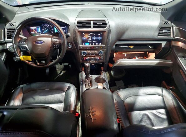1FM5K7DH4HGA46020 2017 FORD EXPLORER Серый Вид панели приборов