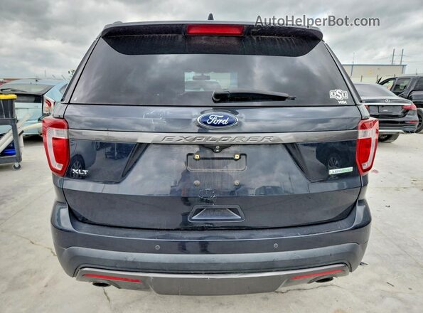1FM5K7DH4HGC31846 2017 FORD EXPLORER Charcoal Вид ззаду