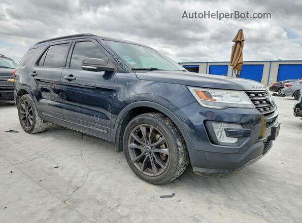 1FM5K7DH4HGC31846 2017 FORD EXPLORER Charcoal Передня права чверть