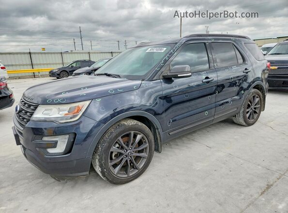 1FM5K7DH4HGC31846 2017 FORD EXPLORER Charcoal Передня ліва чверть
