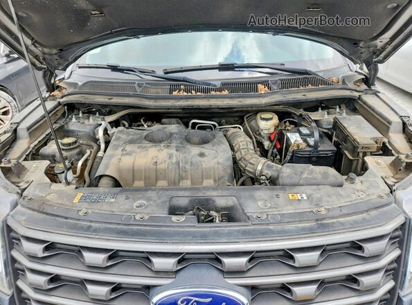 1FM5K7DH4HGC31846 2017 FORD EXPLORER Charcoal Вид підкапотного простору