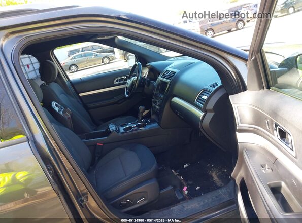 1FM5K7DH5HGD27355 2017 FORD EXPLORER Gray Widok wnętrza z przodu