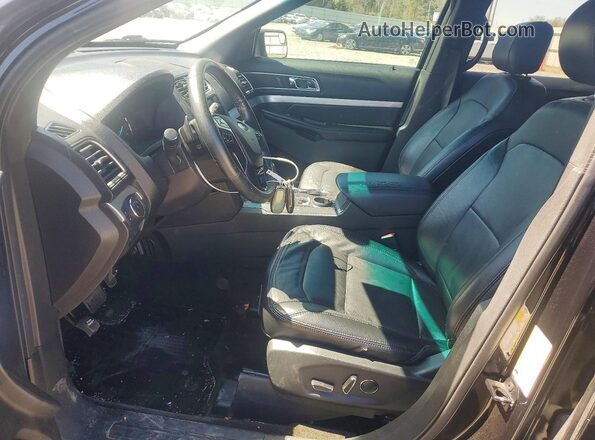 1FM5K7DH6GGC10804 2016 FORD FORD EXPLORER Черный Вид салона спереди