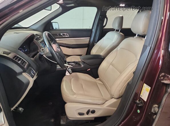 1FM5K7DH7KGA71470 2019 FORD EXPLORER Maroon 