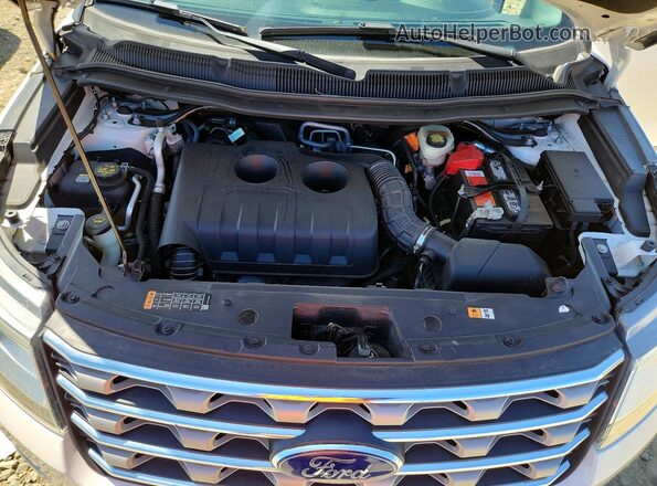 1FM5K7DH8GGC87979 2016 FORD EXPLORER Белый Вид подкапотного пространства