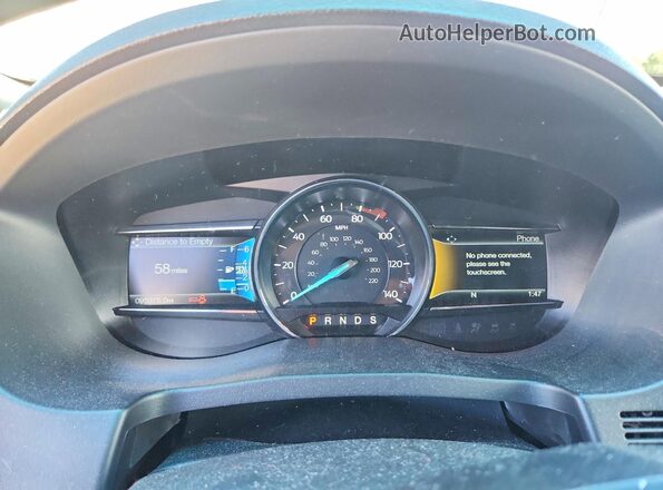 1FM5K7DH8GGC87979 2016 FORD EXPLORER Белый Вид щитка приборов
