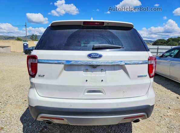 1FM5K7DH8GGC87979 2016 FORD EXPLORER Белый Вид сзади