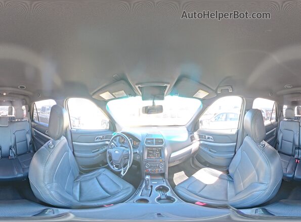 1FM5K7DH8GGC87979 2016 FORD EXPLORER Белый Панорамный вид салона 360°