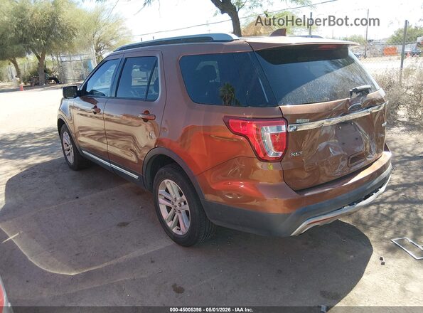 1FM5K7DH8HGC32918 2017 FORD FORD EXPLORER Orange Trasero izquierdo