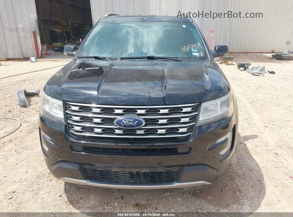 1FM5K7DH9HGD16374 2017 FORD EXPLORER Черный Вид щитка приборов