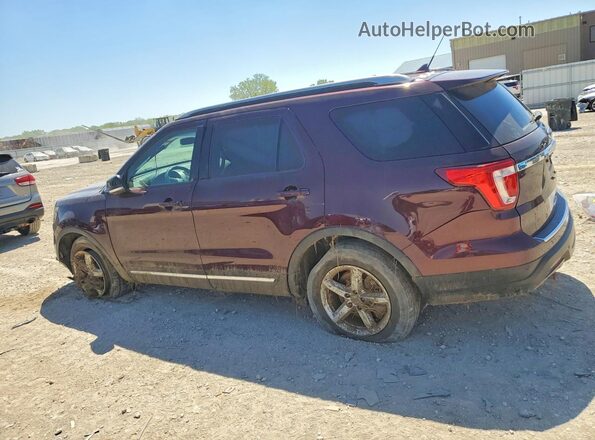 1FM5K7DHXJGC83357 2018 FORD EXPLORER Purple Հետևի ձախ