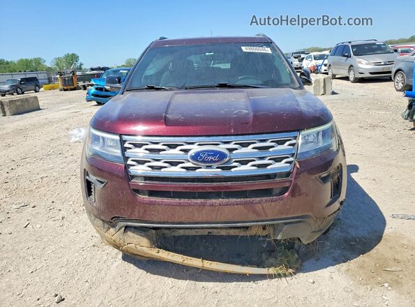 1FM5K7DHXJGC83357 2018 FORD EXPLORER Purple Դիմացի տեսք