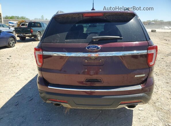 1FM5K7DHXJGC83357 2018 FORD EXPLORER Purple Հետևի տեսք
