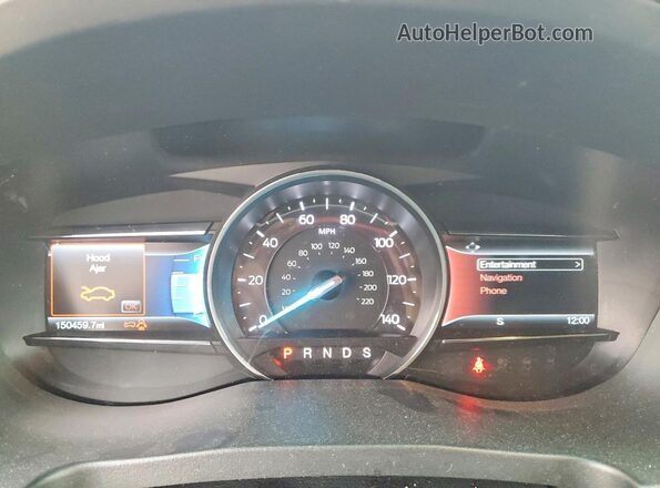 1FM5K7F80GGA69418 2016 FORD EXPLORER Brown Instrument cluster view