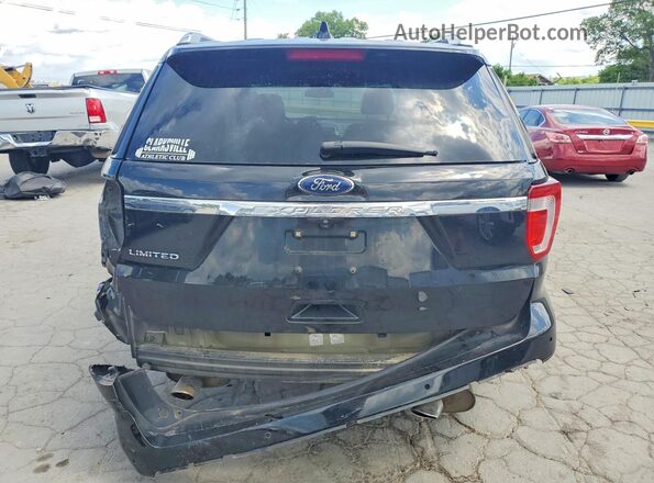 1FM5K7F80HGC07055 2017 FORD EXPLORER Black Widok z tyłu