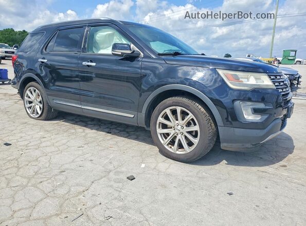 1FM5K7F80HGC07055 2017 FORD EXPLORER Black Przód prawy
