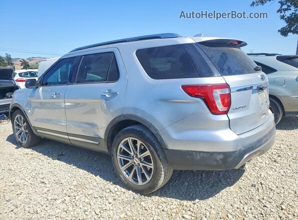 1FM5K7F80HGC13616 2017 FORD EXPLORER Silver Trasero izquierdo