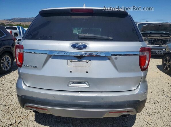 1FM5K7F80HGC13616 2017 FORD EXPLORER Silver Vista trasera