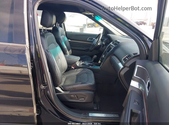 1FM5K7F81GGA46536 2016 FORD EXPLORER Черный Вид салона спереди