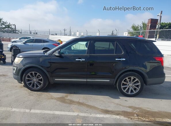 1FM5K7F81GGA46536 2016 FORD EXPLORER Черный Панорамный вид салона 360°