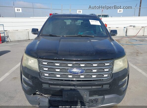 1FM5K7F81GGA46536 2016 FORD EXPLORER Черный Вид щитка приборов