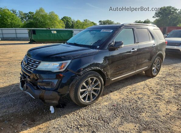 1FM5K7F81GGA79763 2016 FORD EXPLORER Черный Передняя левая четверть