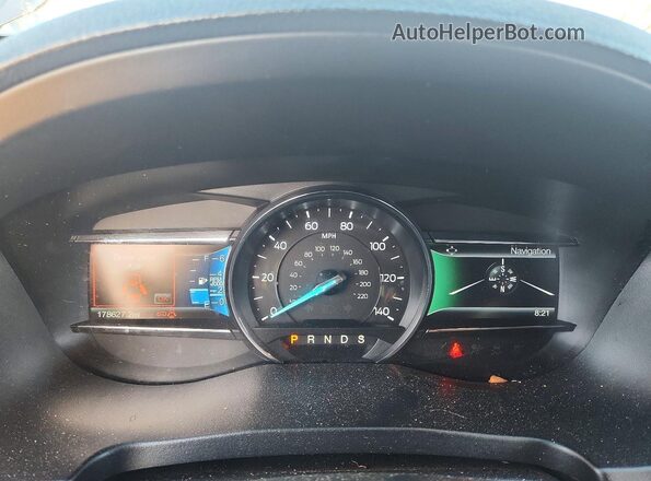 1FM5K7F81GGA79763 2016 FORD EXPLORER Черный Вид щитка приборов