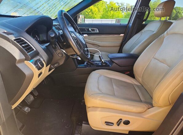 1FM5K7F81GGA79763 2016 FORD EXPLORER Черный Вид салона спереди