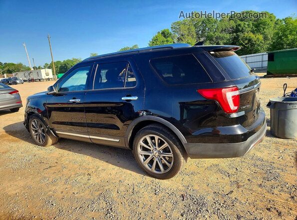 1FM5K7F81GGA79763 2016 FORD EXPLORER Черный Задняя левая четверть