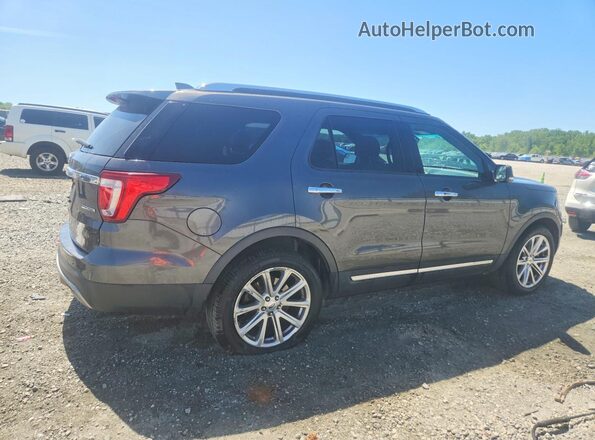 1FM5K7F81GGD20852 2016 FORD EXPLORER Charcoal Tył prawy