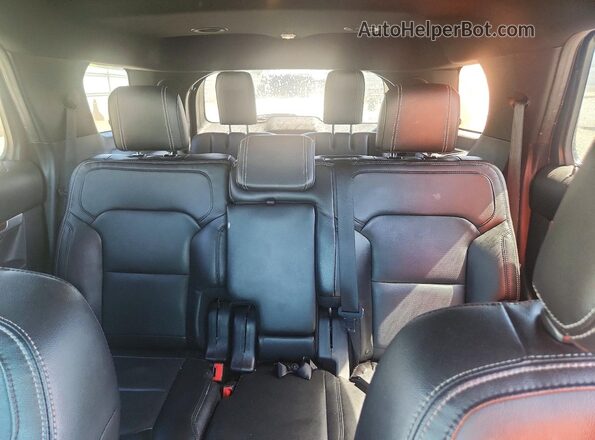 1FM5K7F81GGD20852 2016 FORD EXPLORER Charcoal Widok tylnych siedzeń