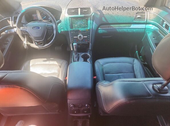 1FM5K7F81GGD20852 2016 FORD EXPLORER Charcoal Widok deski rozdzielczej