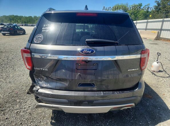1FM5K7F81GGD20852 2016 FORD EXPLORER Charcoal Widok z tyłu