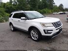 2016 Ford Explorer Limited White vin: 1FM5K7F83GGA84642