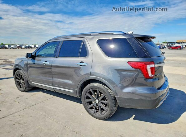 1FM5K7F83GGC25743 2016 FORD EXPLORER Gray უკანა მარცხენა