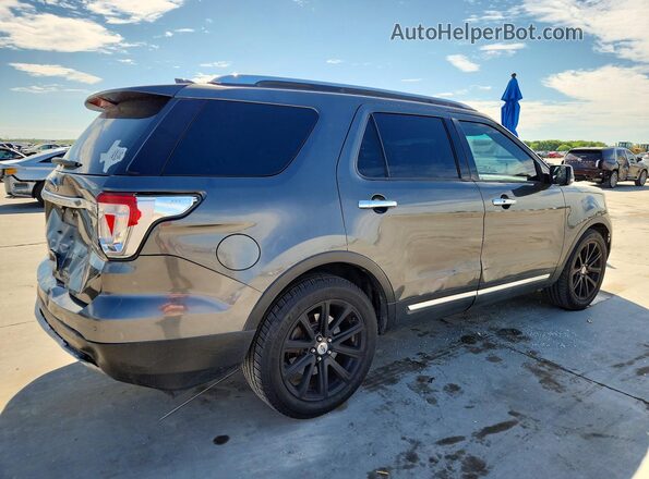 1FM5K7F83GGC25743 2016 FORD EXPLORER Gray უკანა მარჯვენა