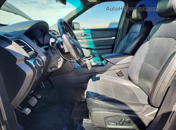 1FM5K7F83GGC25743 2016 FORD EXPLORER Gray წინა სალონის ხედი