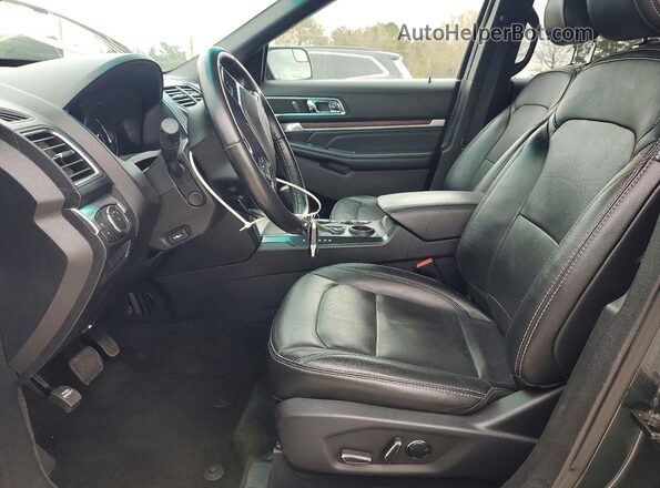 1FM5K7F84GGC90634 2016 FORD EXPLORER Gray Front interior view