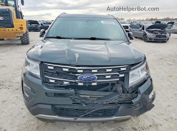 1FM5K7F84GGC90634 2016 FORD EXPLORER Gray Front view