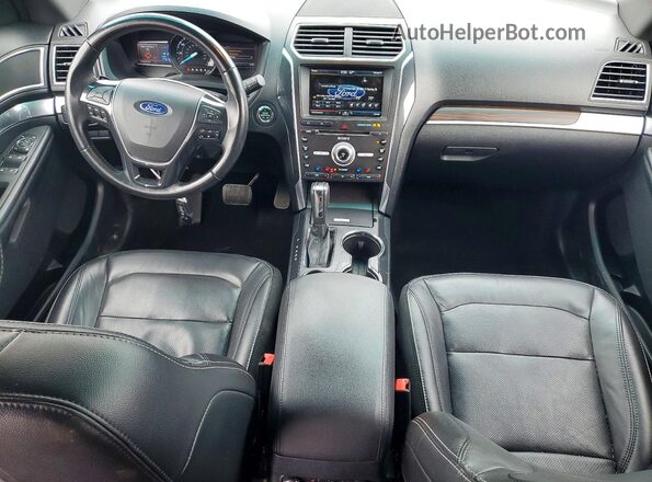 1FM5K7F84GGC90634 2016 FORD EXPLORER Gray Dashboard view