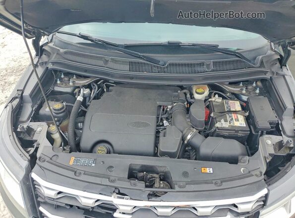 1FM5K7F84GGC90634 2016 FORD EXPLORER Gray Engine compartment view
