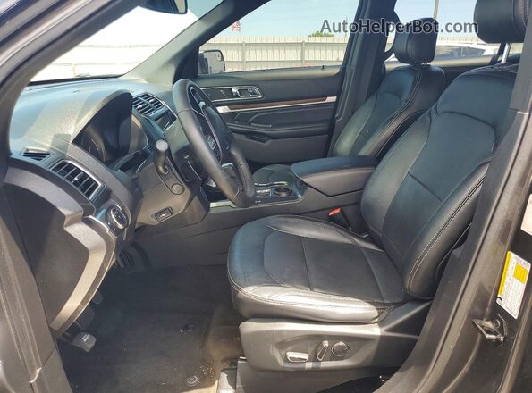 1FM5K7F84HGC23095 2017 FORD FORD EXPLORER Серый Вид салона спереди