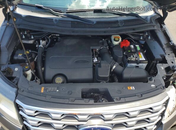 1FM5K7F84HGC23095 2017 FORD FORD EXPLORER Серый Вид подкапотного пространства