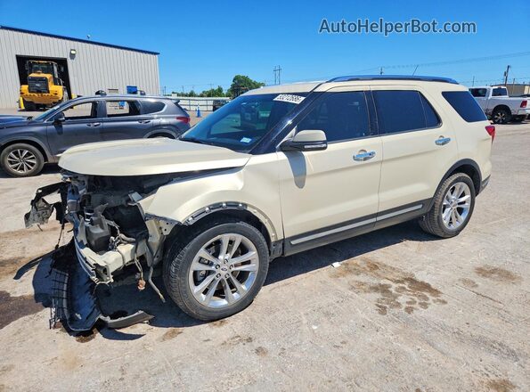 1FM5K7F84JGA42018 2018 FORD EXPLORER Бежевый Передняя левая четверть