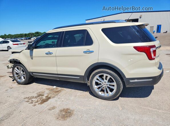1FM5K7F84JGA42018 2018 FORD EXPLORER Бежевый Задняя левая четверть