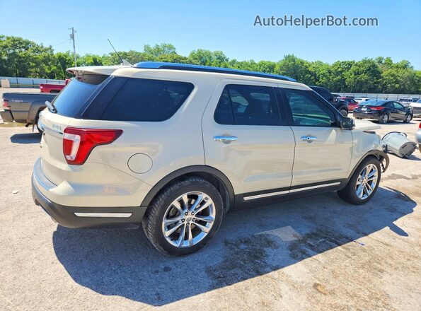 1FM5K7F84JGA42018 2018 FORD EXPLORER Бежевый Задняя правая четверть