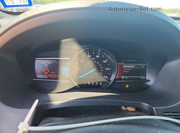 1FM5K7F84JGA42018 2018 FORD EXPLORER Бежевый Вид щитка приборов