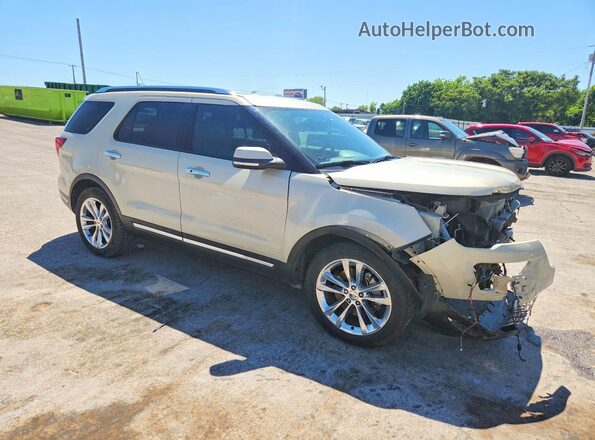 1FM5K7F84JGA42018 2018 FORD EXPLORER Бежевый Передняя правая четверть