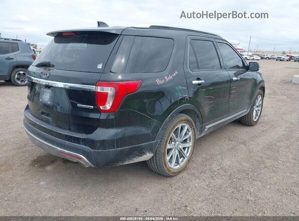 1FM5K7F85GGA29755 2016 FORD FORD EXPLORER Черный Задняя правая четверть